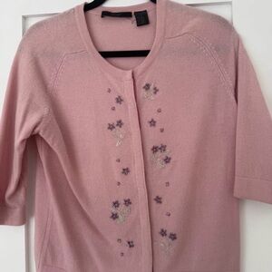 100% CASHMERE Women's Cardigan M